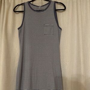 Three dots Moyenne striped dress size M